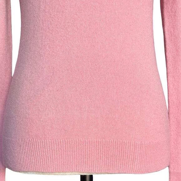 Antonio Melani Pink Cashmere Sweater XS Soft Lightweight Classic Minimalist - Picture 4 of 7